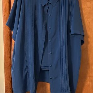 Chic Blue Women's Pantsuit
